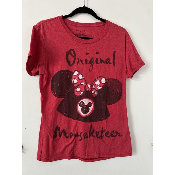 Disney Tops - Minnie Mouse Original Mouseketeer T-Shirt Women's Red Disney Store Large